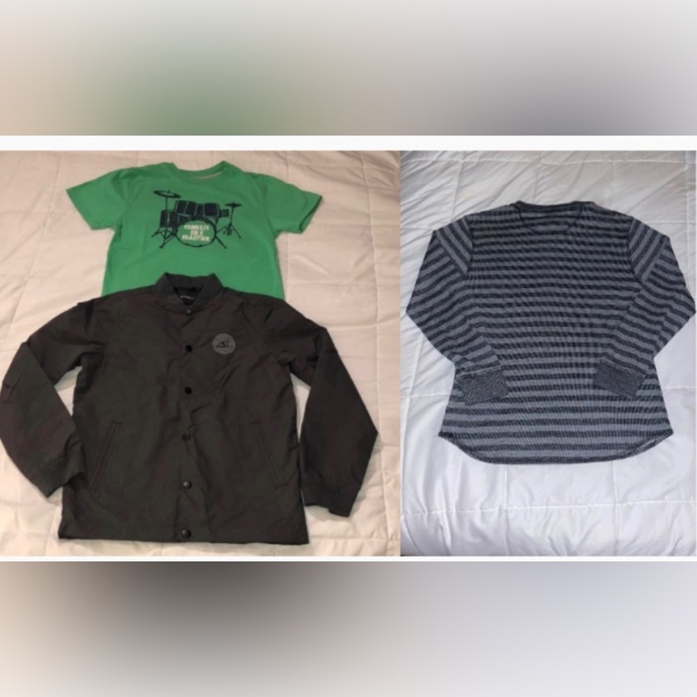 ❤️ NEW O’Neil Jacket and Kenneth Cole T-shirt never worn (new gap top $25 firm